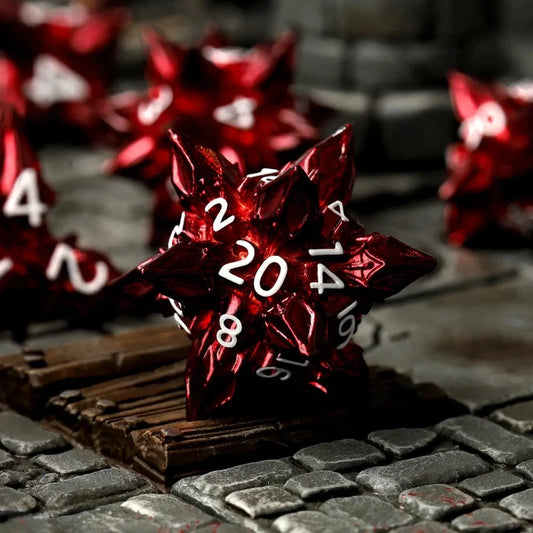 Bane's Inferno Metal RPG Dice Set