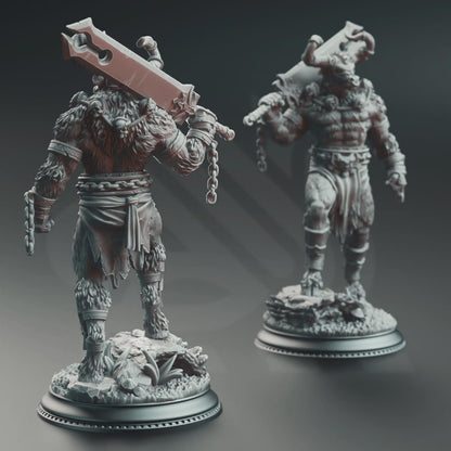 Minotaurs of the Labyrinth's Depths