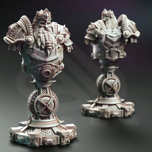 Gordrain Stonehand – Dwarven General (Bust)