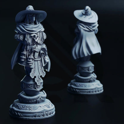 Ozmandi Starborn – Silver Dragonkin Sorcerer (Bust)