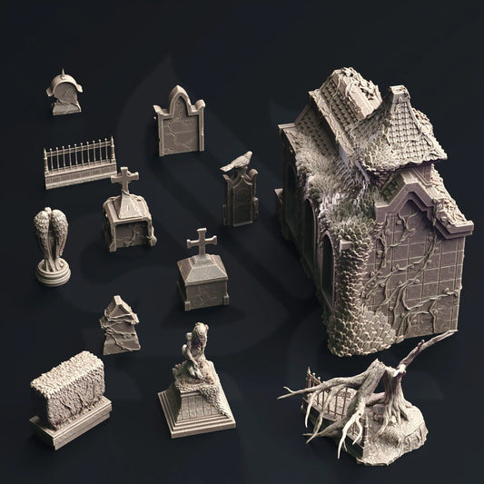 Terrain Set – Cemetery of the Damned