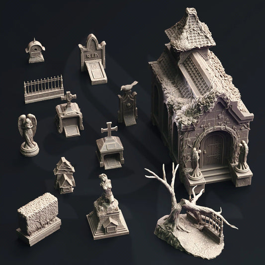 Terrain Set – Cemetery of the Damned
