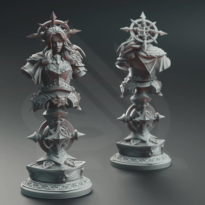Johanna Saffron the Scorned, Vengeance Paladin Bust