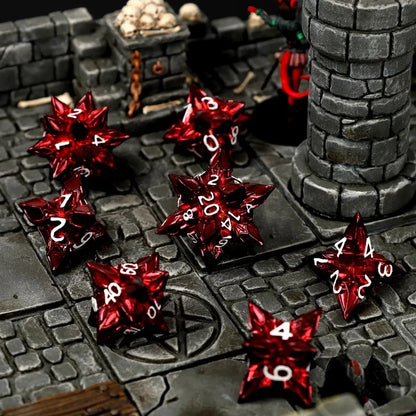 Bane's Inferno Metal RPG Dice Set