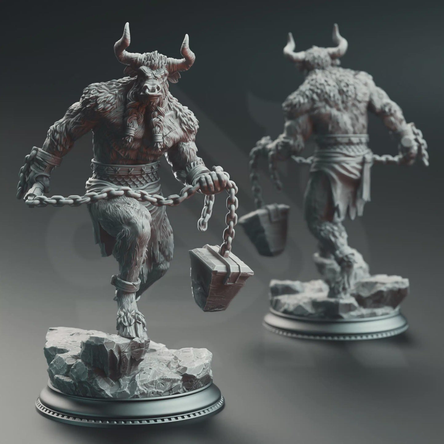 Minotaurs of the Labyrinth's Depths