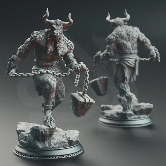 Minotaurs of the Labyrinth's Depths