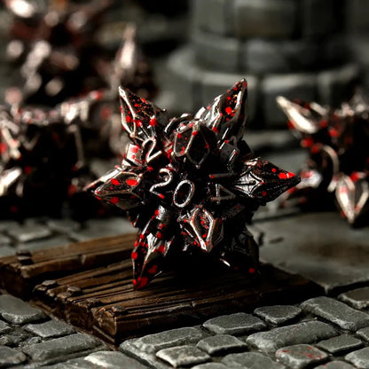 Brutal Bane Metal RPG Dice Set