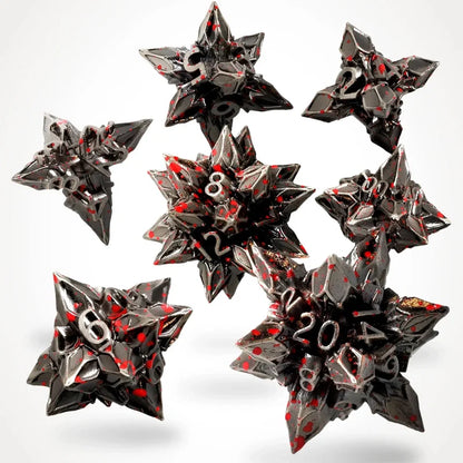 Brutal Bane Metal RPG Dice Set