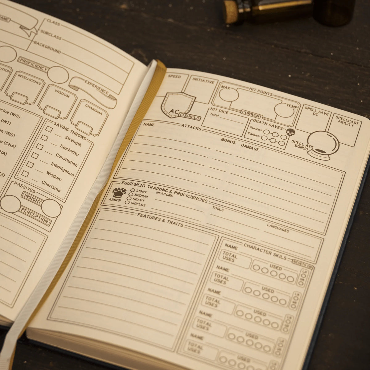 DnD 5e Player Journal