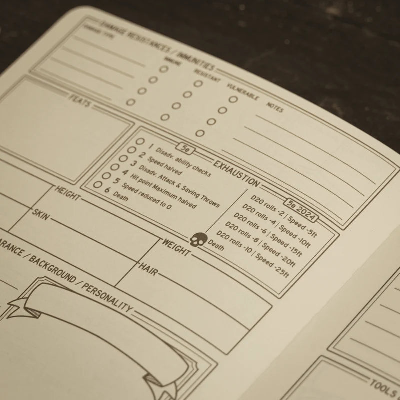 DnD 5e Player Journal