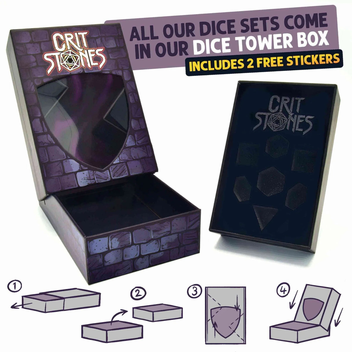 Royal Bane Metal RPG Dice Set