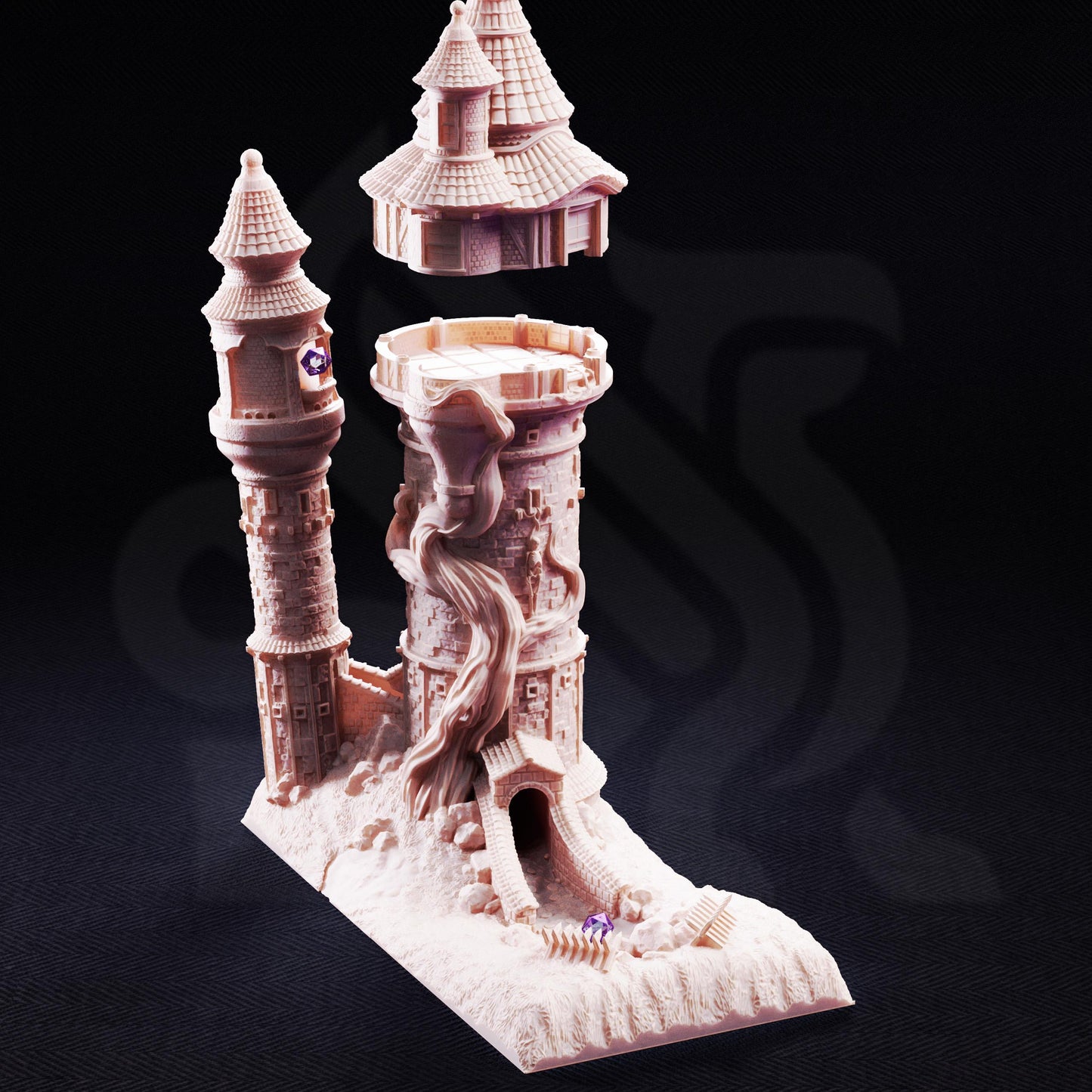 Rapunzel's Cursed Tower – Playable Dice Tower Terrain