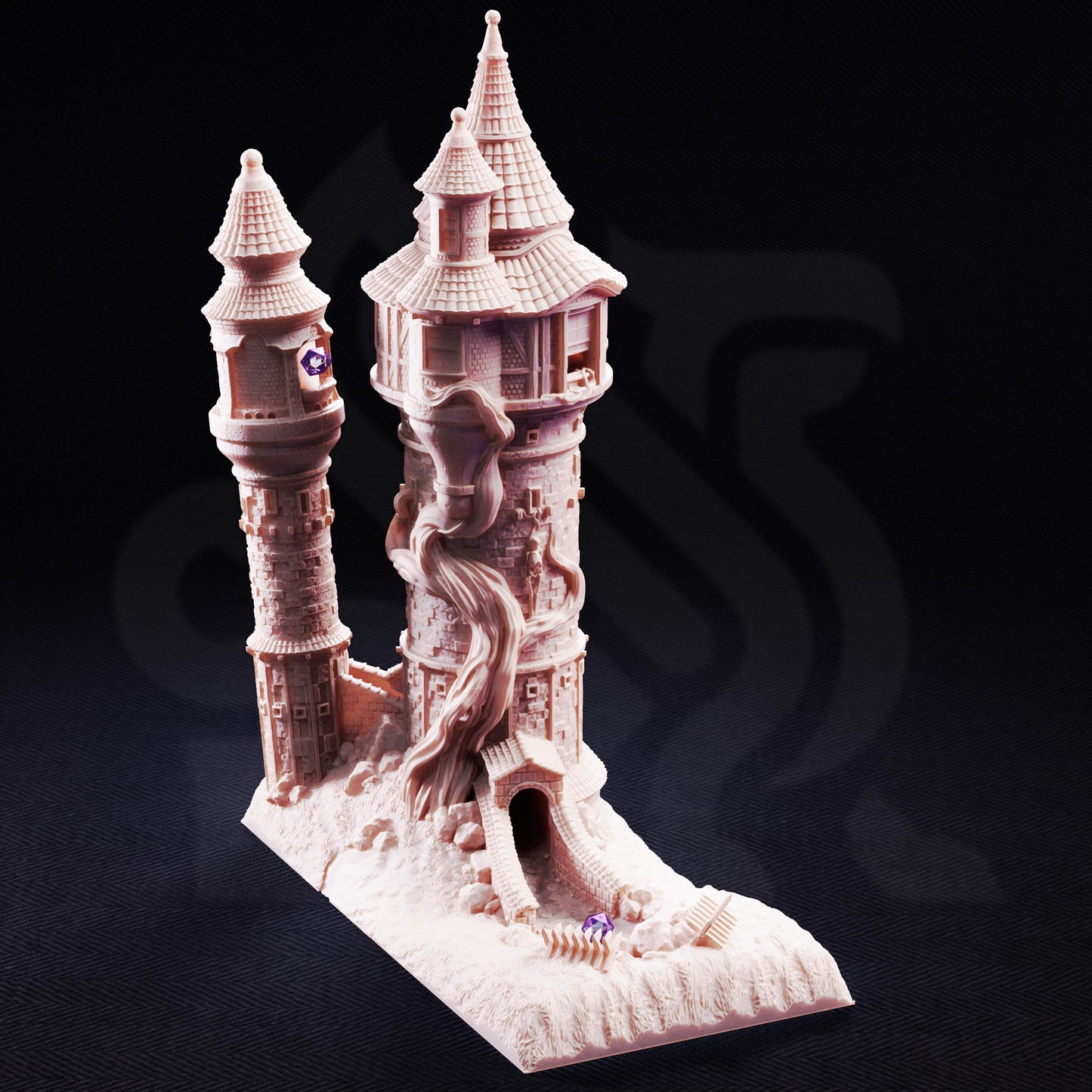 Rapunzel's Cursed Tower – Playable Dice Tower Terrain
