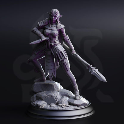 Vixa Indwynath, Drow Pathfinder of the Deep