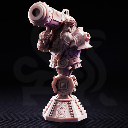 Rook – Dwarven Cannoneer Bust