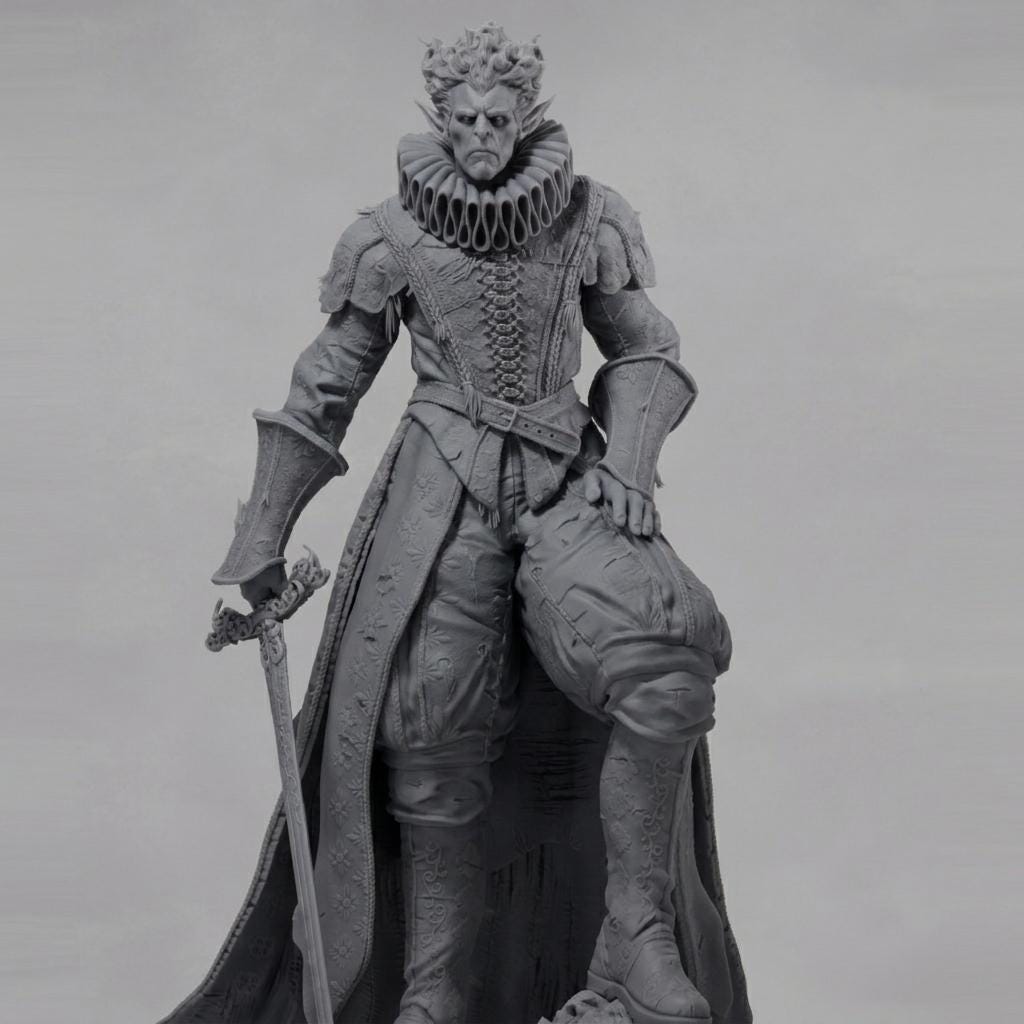 Lord Vermillion, Vampire