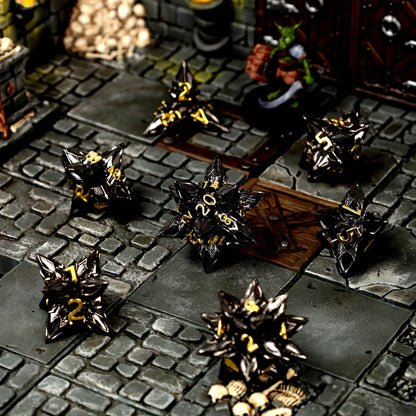 Royal Bane Metal RPG Dice Set