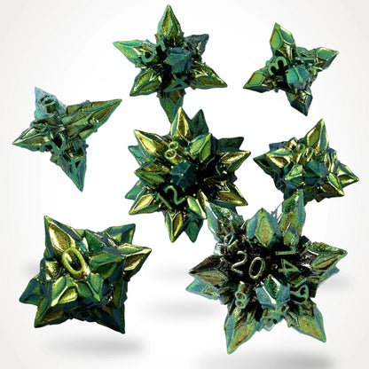 Unholy Bane Metal RPG Dice Set