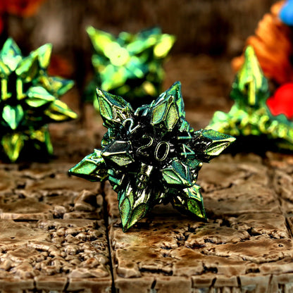 Unholy Bane Metal RPG Dice Set